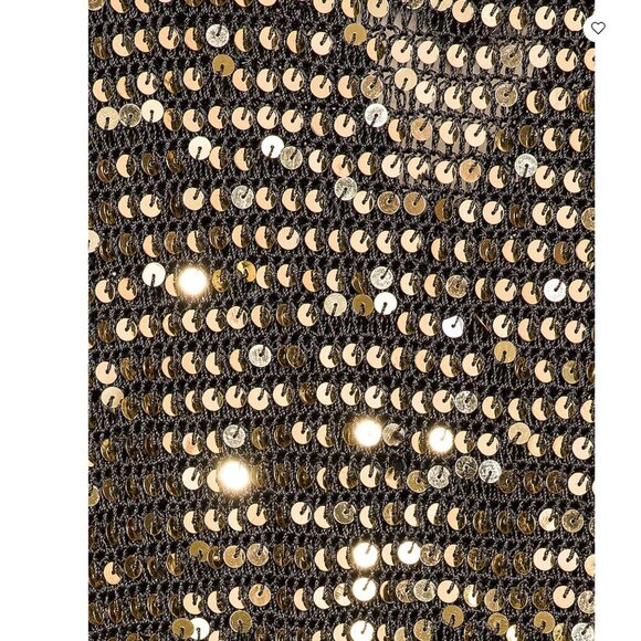 retrofete Lucia Dress in Black & Gold size XS/S - Picture 2 of 11